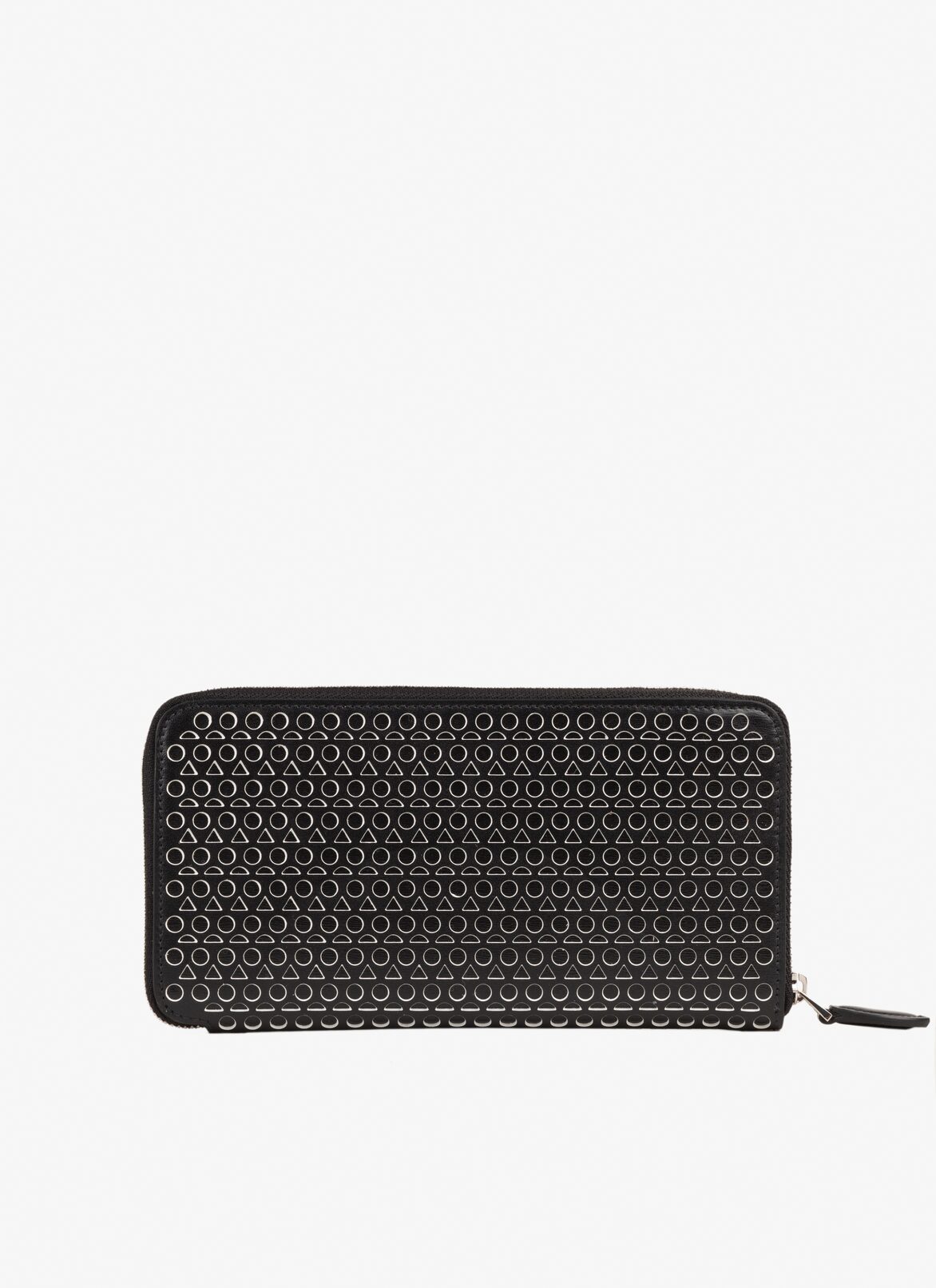 Zipped leather wallet
 ALAÏA BLACK ZIPPED LEATHER WALLET